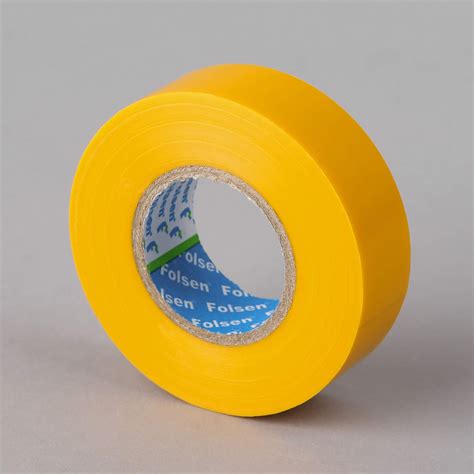 Insulating Tape 19mmx20m 120µm Yellow Pvc