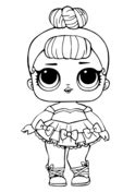 Starsza siostra uwielbia uwagę wszystkich. Kolorowanki Lol Omg Seria 3 - Coloring and Drawing