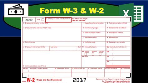 Form W 3 And W 2 Payroll Taxes Youtube