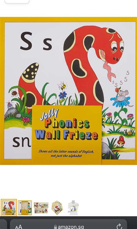 Jolly Phonics Wall Frieze In Print Letters Hobbies And Toys Stationery