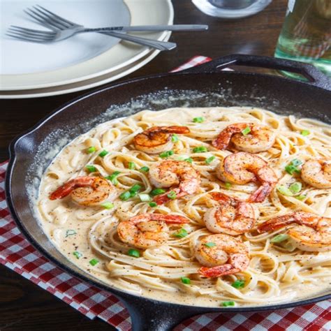 Weeknight dinners are enjoyable when they can be this simple. Cajun Shrimp Fettuccine Alfredo Recipe