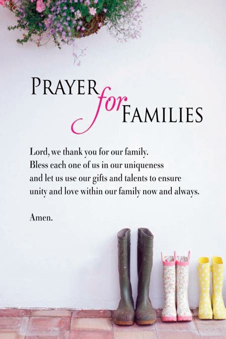 Prayer For Families Church Of St Thérèse Mount Merrion Parish