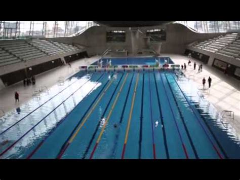 The first olympics swimming competition were held in the mediterranean sea. Olympic swimming pool - YouTube