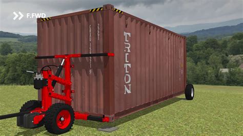 Shipping Container Wheels System™ Kit Roues Container Maritime™ Youtube