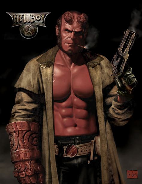 Hellboy Comic Book Characters Comic Character Comic Books Art Comic