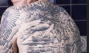 War Buff Has Huge Tattoo Of D Day Including Tanks And A