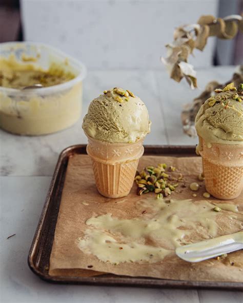 A Creamy Eggless Pistachio Ice Cream With A Vegan Option Too This