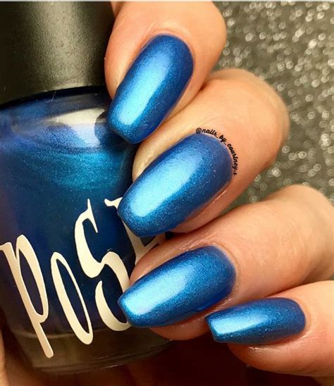 Unique Someone Like Blue Pearl Blue Nail Polish Etsy Nail Polish