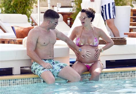 Pregnant Danielle Lloyd Shows Off Her Baby Bump In A Bikini As She