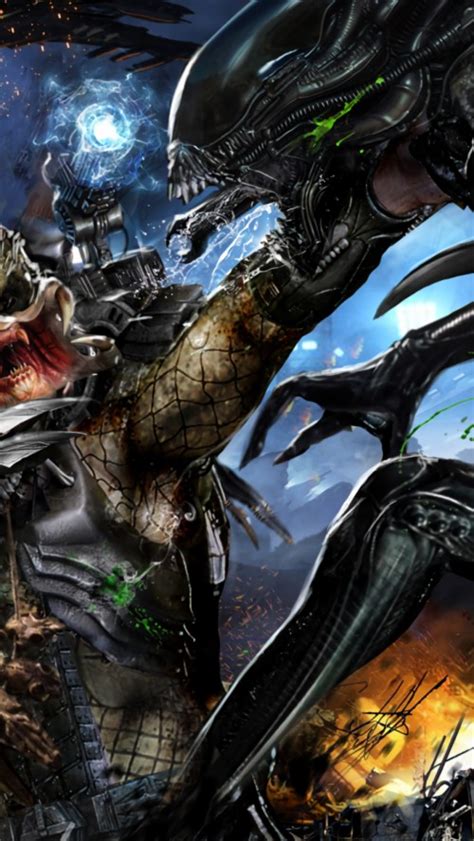 Hd Wallpaper Alien Vs Predator Game 2943075 Hd Wallpaper