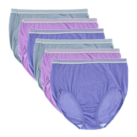 Panties Briefs Fruit Of The Loom Womens Plus Size Fit For Me 5 Pack