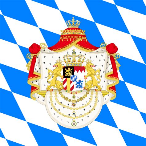 Royal Standard Of The King Of Bavaria 18351914 Bavaria Coat Of Arms