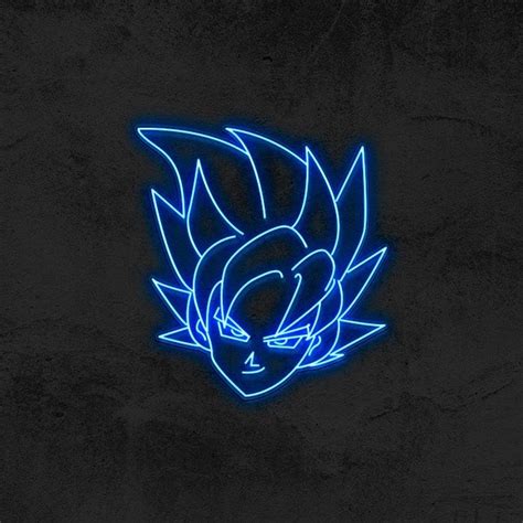 Goku Dragon Ball Z Neon Sign Custom Neon Sign Neon Sign Etsy Neon