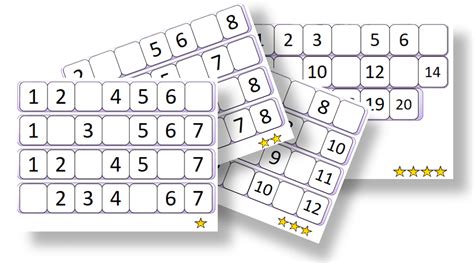 Suite Des Nombres à Trous Jeux Mathématiques Écrire Les Nombres