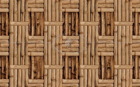 Old Bamboo Fence Texture Seamless 12299