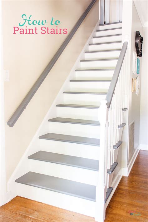 Your How To Guide For Painting Stairs Staircase Makeover Diy Stairs