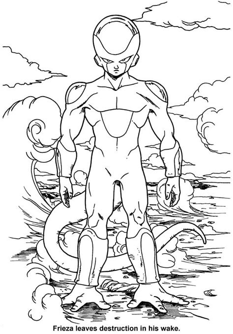 Frieza coloring pages at getdrawings | free download. Frieza Final Form in Dragon Ball Z Coloring Page | Kids ...