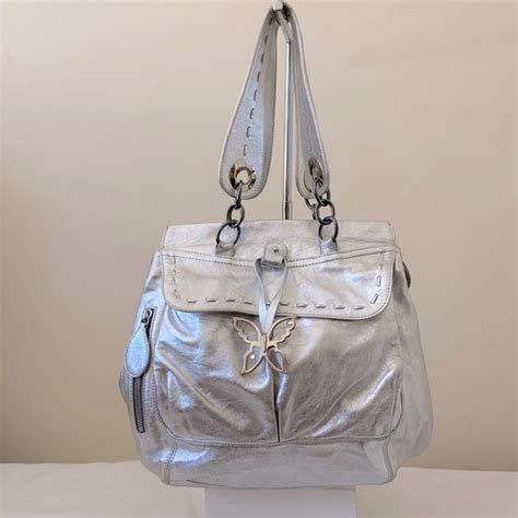 Emanuel Ungaro Bags Emanuel Ungaro Silver Leather Shoulder Bag