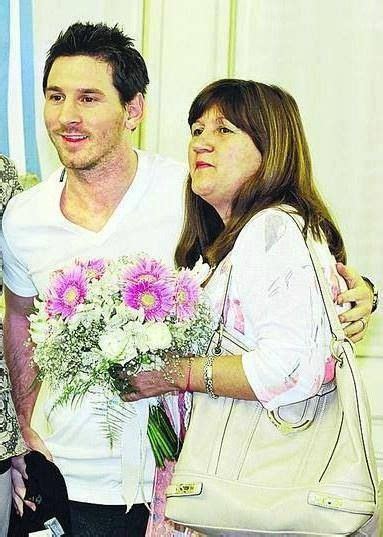 Leo Messi And His Mother