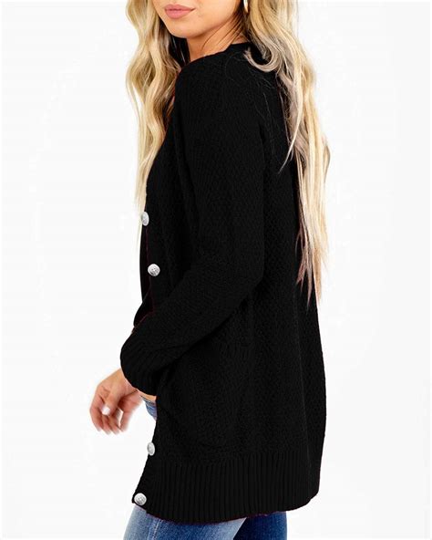 Ferbia Women Cardigan Sweaters Long Sleeve Open Front Oversized