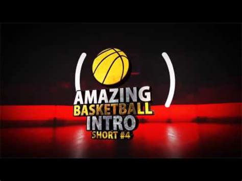 Amazing Basketball Intros | After Effects Template - YouTube