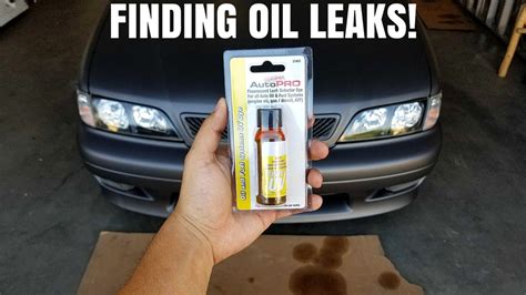 How To Find Oil Leaks On Your Car Sr20 Oil Leak Youtube