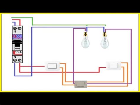 la sympathie Un bien aimé Féodal branchement interrupteur et lampes