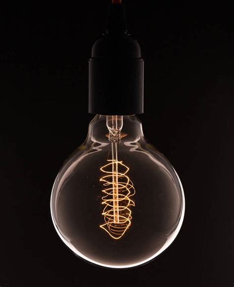 Maybe you would like to learn more about one of these? Large Globe Spiral Filament Vintage Light Bulb E27 40w