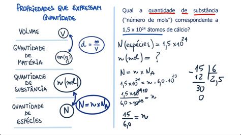 é A Quantidade De Matéria Ou Quantidade De Substância