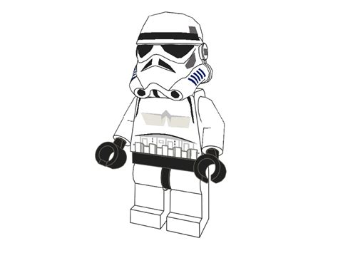 Lego Stormtrooper Coloring Pages Sketch Coloring Page