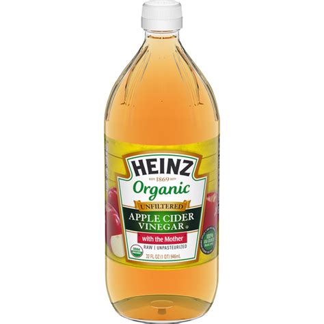 Heinz Organic Unfiltered Apple Cider Vinegar Vinegars Carlie Cs