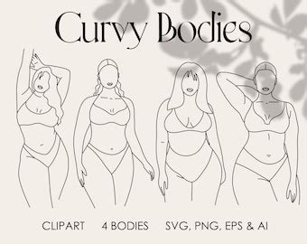 Curvy Woman Art Etsy