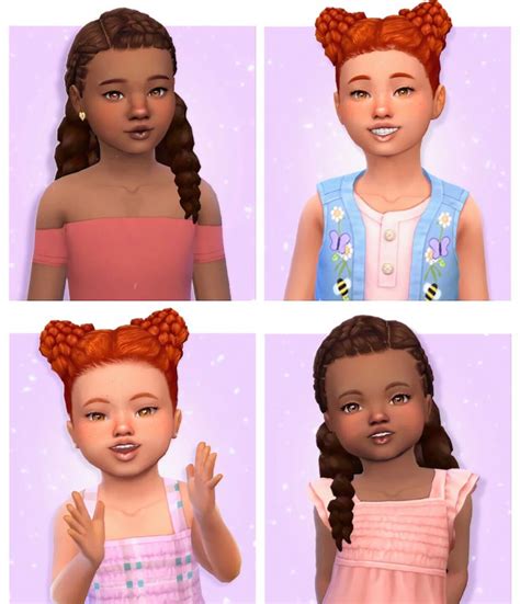 Sims 4 Kids Hair Cc Maxis Match