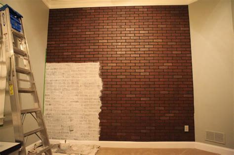 Faux Brick Wall Wall Design Ideas
