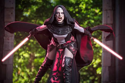 miss sinister delivers stunning cosplay of asajj ventress from star wars clone wars — geektyrant