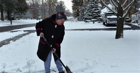 First Winter Snow Closes Schools Sends Residents Inside