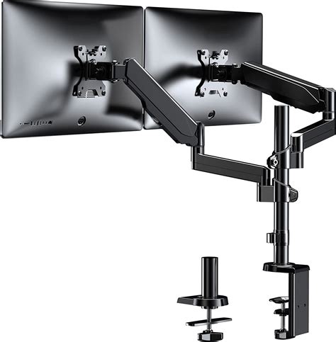 Buy Wali Premium Dual Lcd Monitor Desk Mount Fully Adjustable Gas