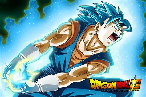 Dragon Ball Super Poster Goku Vegeta Fusion Vegito Blue