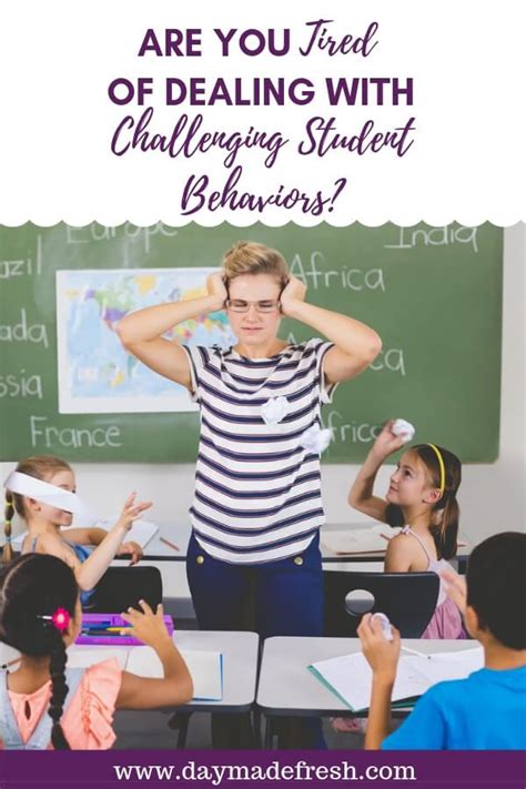 Are You Tired Of Dealing With Challenging Student Behaviors