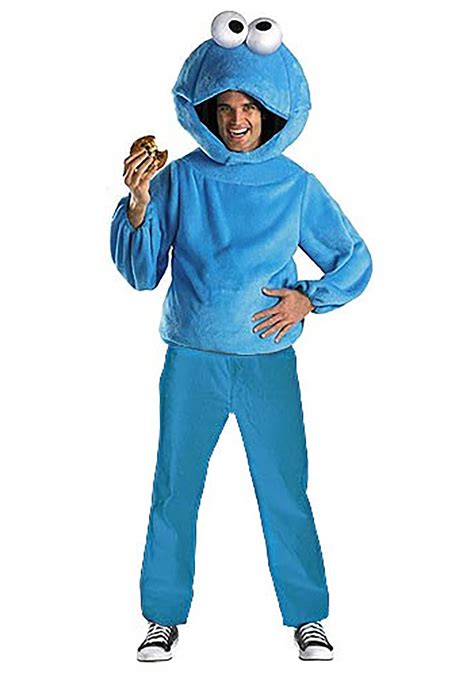 Adult Cookie Monster Costume Sesame Street Adult Costumes