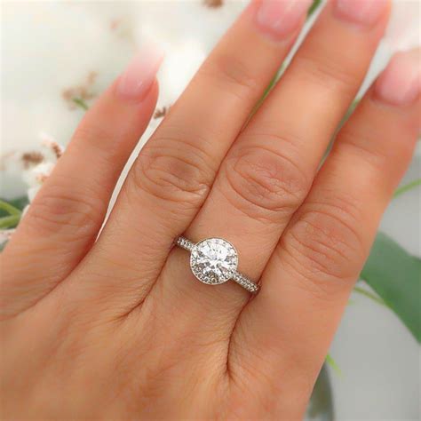 Maybe you would like to learn more about one of these? Tiffany and Co. Soleste Platinum Diamond Engagement Ring 1 ...