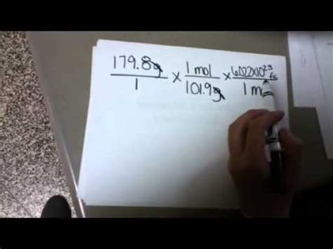 It is similarly easy to convert from cups to milliliters. How To; convert grams to formula units - YouTube