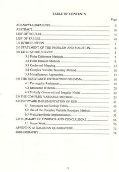 table  contents research paper   write  table  contents  examples