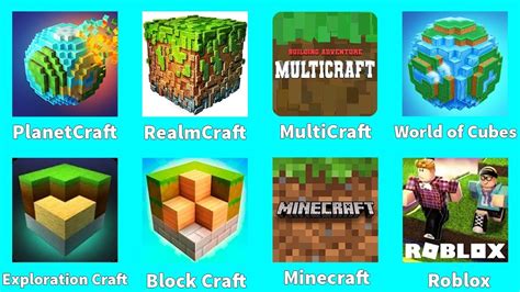 Minecraft Robloxplanetcraftrealmcraftmulticraftworld Of Cubes