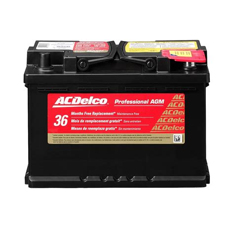 Acdelco 48agm Professional Automotive Agm Bci Group 48 Battery Amazon