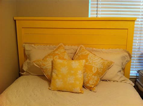(actually, i had the service who mounted my tv come in and do this. Yellow Queen Headboard - First Project | Do It Yourself Home Projects from Ana White | Reclaimed ...