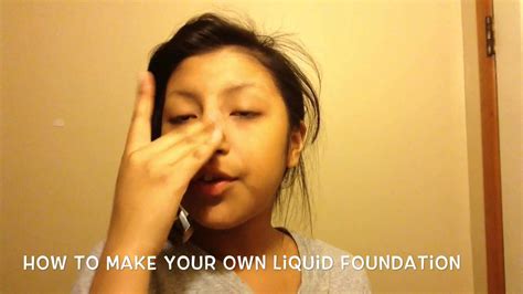 How To Make Your Own Liquid Foundation Youtube
