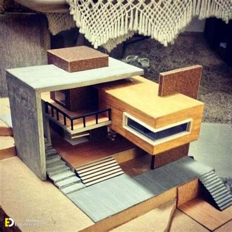Artistic Wooden Architecture Models Engineering Discoveries