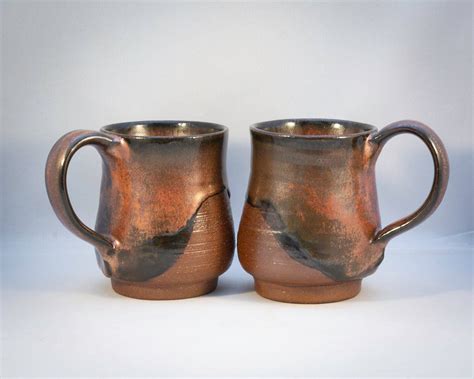 Handmade Pottery Coffee Mug Set Etsy Handmade Pottery Pottery