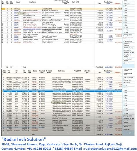 Tally Tdl Gstr B A Auto Reconciliations In Tally Prime Free Demo Available At Rs In Rajkot